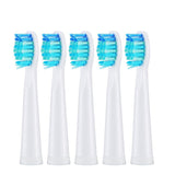 Replacement Brush Heads for Seago Electirc Toothbrush 5 Pieces Refill for Seago Tooth Brush Adult Brush Head