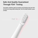 Xiaomi Mijia T100 Electric Toothbrush Sonic Toothbrush Oral Cleaning Whitening Dense Fur 2 Speed Modes Adjusting IPX7 Waterproof