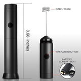 Multifunction Powerful Double Spring Mini Electric Milk Frother Eggbeater Kitchen Mixer Hand Tools for Coffee Latte Cappuccino