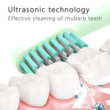 Sonic Electric Toothbrush IPX7 Timer Brush 5 Modes Smart Toothbrush Whitening Replacement Heads USB Rechargeable Tooth Brushes