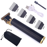 USB Rechargeable T9 Baldheaded Hair Clipper Electric hair trimmer Cordless Shaver Trimmer 0mm Men Barber Hair Cutting Machine