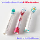 Reusable Toothbrush Head Covers for Oral B Toothbrush Heads to Keep Clean Better Healthy Brushing and Storage