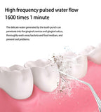 Oral flushing nozzle 5 replacement, floss nozzle compatible with C-501&amp;C-502&amp;C-503 portable oral flushing device