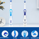 Oral B Sonic Electric Toothbrush for Adults Rotary Precision Clean Teeth Whitening Brush 4 Replacement Brush Head Refill + Case