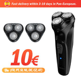 Professional Electric Shaver for Men 3D Triple Floating Blade Razor Shaver USB Rechargeable Fast Charging Beard Machine Travel