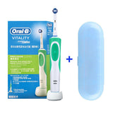 Oral B Electric Toothbrush 2D Rotary Vibration Clean Charging Tooth Brush Cross Action Bristle Oral Care 4 Gift Brush Heads Free