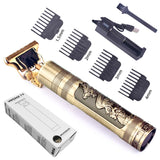 Professional Barber Hair Clipper Rechargeable Electric Finish Cutting Machine Beard Trimmer Shaver Cordless Corded
