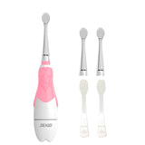 SEAGO Sonic Toothbrush Smart Baby Tooth Brush Waterproof Soft Bristle Children's Electric Toothbrush for 1-3 Ages 4 Nozzles