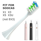 Replaceable Toothbrush Heads For SOOCARE X1 X3 X5 Sonic Electric Tooth Brush Soft Nozzles 4-12pcs With Gift