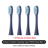 Original Oclean Toothbrush Head for Oclean X/X Pro/Z1/F1/One/Air 2 Electric Sonic Toothbrush  PP material &amp; certification