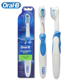 Oral B Cross Action Electric Toothbrush Rotation Dual Clean 3D White Teeth Soft Bristle Replaced Haeds Battery Power Toothbrush