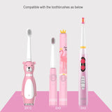 SEAGO 4pcs/lot Electric Toothbrush Heads for EK8/EK9/EK10 Kids Sonic Brush Heads Nozzles Soft Bristles Replacement Brush Heads