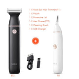 SOOCAS Nose Hair Trimmer N1 Electric Eyebrow Ear Hair Shaver Men Clipper Removal Blade Washable Storage bag Local delivery