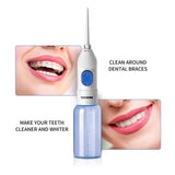 Portable Oral Irrigator Water Dental Flosser Water Jet Toothpick Nasal Irrigator Dentist Implement Teeth Cleaner Oral Hygiene