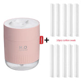 Portable Ultrasonic Humidifier 500ML Snow Mountain H2O USB Aroma Air Diffuser With Romantic Night Lamp Humidificador Difusor