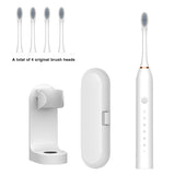 Sonic Electric Toothbrush Ultrasonic Automatic USB Rechargeable IPX7 Waterproof Whitening Teeth Tooth Brush Head Holder Adult