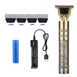 NICARE Hair Clipper Electric Clipper Men Buddha Head Carving Oil Headscissor Professional Hair Trimmer Haircut Nose Hair Cutting