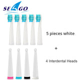 Seago Electric Toothbrush Heads Dupont Bristle Replacement Brush Heads Suitable For Seago Toothbrush Accessories Free Shipping