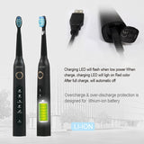 New Seago Sonic Electric Toothbrush SG-507 Adult Timer Brush USB Charger Rechargeable Tooth Brushes /Replacement Brush Heads/box