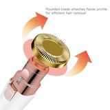 Portable Lady Shaver Mini USB Nose Hair Eyebrow Trimmer Rechargeable Armpit Leg Bikini Trimmer Female Epilator with LED Light 31