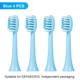 Ultrasonic Electric Toothbrush Wireless Charging for Adult IPX7 Waterproof Replacement Heads Whitening Teeth Timer Smart Brush