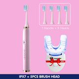 Ultrasonic Electric Toothbrush USB Port Tooth Whitening Kit With LED Accelerator Llight 35% Peroxide Gels Home Use Equipment
