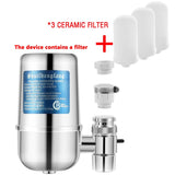 Removal Rust Bacteria Tap Water Purifier for kitchen Quick fit tap adapter Double effluent