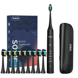 Upgrade Ultrasonic Electric Toothbrush 40000 Strokes/Min 5 Modes Smart Timer Adult's Teeth Cleaner IPX7 Waterproof Rechargeable