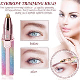 YBLNTEK Electric Eyebrow Trimmer Portable Epilator Female Body Facial Hands Depilator Shaver Razors Painless Eye Brow Epilator
