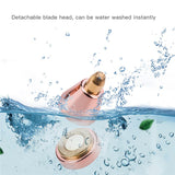 Portable Lady Shaver Mini USB Nose Hair Eyebrow Trimmer Rechargeable Armpit Leg Bikini Trimmer Female Epilator with LED Light 31