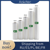 Vacuum Food Saver Sealer Bags Rolls For Vacuum Packing Machine 12/15/20/25/28cmx500cm for Vacuum Sealer for Meat Fruits
