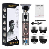 Professional Barber Hair Clipper USB Electric Hair Trimmer T-Outliner Cutting Beard Trimmer Shaver Men Barber Hair Cutting