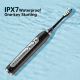 Ultrasonic Electric Toothbrush Wireless Charging for Adult IPX7 Waterproof Replacement Heads Whitening Teeth Timer Smart Brush