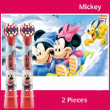 Oral B Children Electric Toothbrush Heads EB10 Replacement Brush Heads Cartoon Round Soft Bristle Oral Care 2/4 Pcs for 3+ Baby
