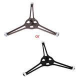 Microwave Oven Triangle Shaped Tray For Microwave Parts 24.5cm Flat Glass Plate