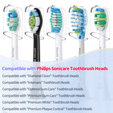 Reusable Toothbrush Head Covers for Philips Soncare Toothbrush Heads and Most Sonic and Ultrasonic Toothbrush Heads