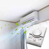 R9CD Mechanical Heating & Cooling Thermostat Mechanical Fan Coil Unit Thermostat Central Air Conditioner Temperature Control