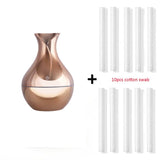 USB Aroma Essential Oil Diffuser Ultrasonic Air Home Humidifier Mini Mist Maker Aroma Diffuser 130ML 7 Color LED Light Office