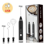 Wireless Electric Milk Frothers Handheld Blender With USB Electrical Mini Coffee Maker Whisk Mixer For Coffee Cappuccino Cream