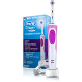 Oral B Electric Toothbrush 2D Rotary Vibration Clean Charging Tooth Brush Cross Action Bristle Oral Care 4 Gift Brush Heads Free