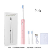 Sonic Electric Toothbrush IPX7 Timer Brush 5 Modes Smart Toothbrush Whitening Replacement Heads USB Rechargeable Tooth Brushes