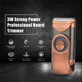 Portable Electric Razor Ideal For Travel Use Retro Design Shaving Machine Rechargeable Beard Trimmer Mini Men's Electric Shaver