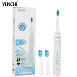 New Seago Sonic Electric Toothbrush SG-507 Adult Timer Brush USB Charger Rechargeable Tooth Brushes /Replacement Brush Heads/box