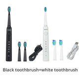 Yunchi Electric Toothbrush Ultrasonic Brush Replaceable Brush Heads USB Rechargeable Whitening Teeth Brush Heads Toothbrush Box
