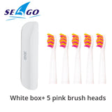 Seago Electric Toothbrush Heads Dupont Bristle Replacement Brush Heads Suitable For Seago Toothbrush Accessories Free Shipping