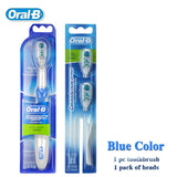 Oral B Power Electric Toothbrush For Adults Toothbrush Cross Action Teeth Brush Battery Teeth Whitening Replacement Brush Heads
