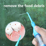 Portable Oral Irrigator Clean Mouth Wash Your Tooth Water Irrigation Manual Water Pick Dental Flosser Washing No Electricity ABS