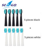 Seago Electric Toothbrush Heads Dupont Bristle Replacement Brush Heads Suitable For Seago Toothbrush Accessories Free Shipping