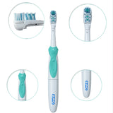 Oral B Power Electric Toothbrush For Adults Toothbrush Cross Action Teeth Brush Battery Teeth Whitening Replacement Brush Heads