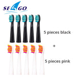 Seago Electric Toothbrush Heads Dupont Bristle Replacement Brush Heads Suitable For Seago Toothbrush Accessories Free Shipping